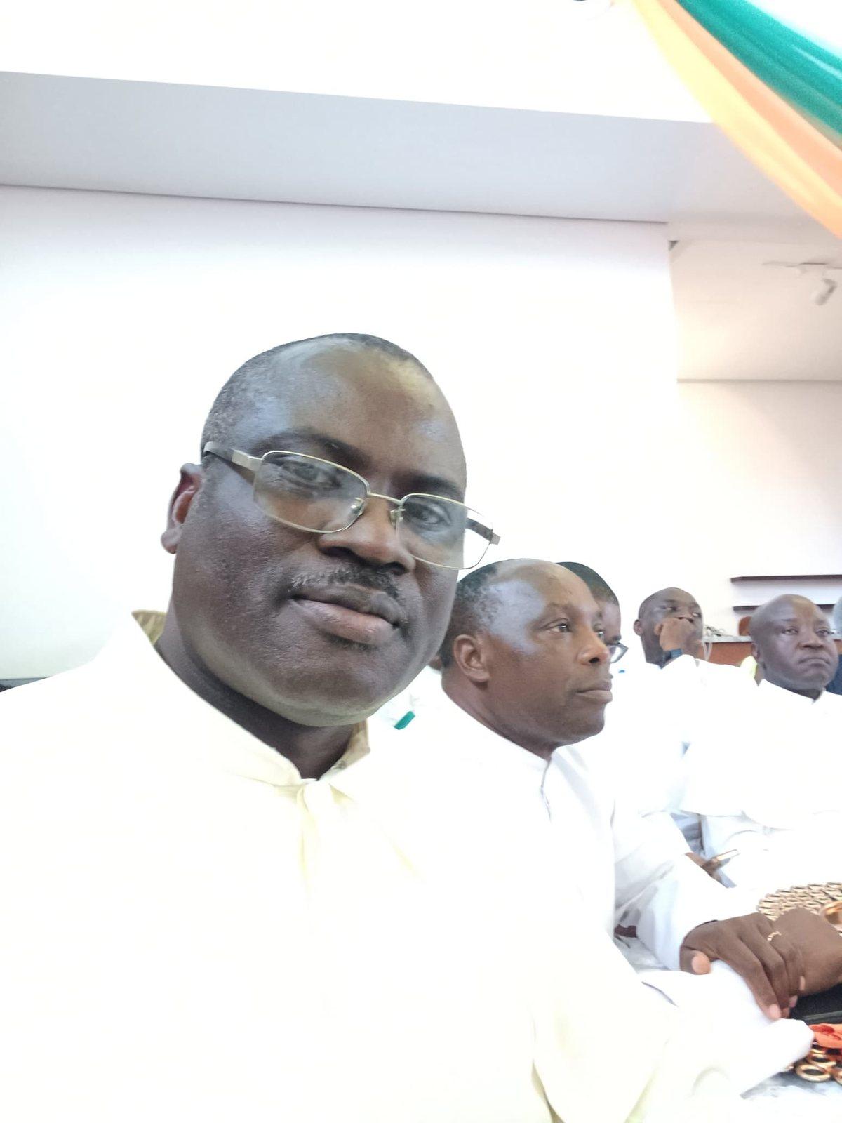 Padre Mike with fellow priests at a gathering